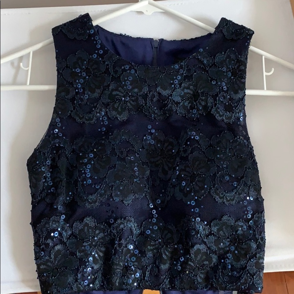 Navy 2-piece, top ONLY